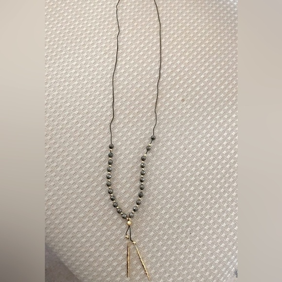 🆕 Gorjana Power Gemstone Pyrite Beaded Necklace - Picture 8 of 10